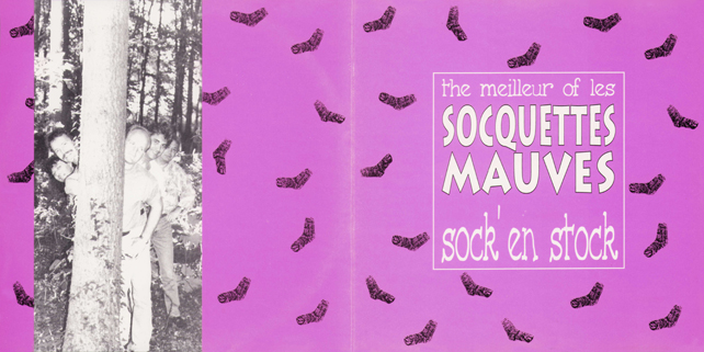 Socquettes Mauves CD Sock'En Stock cover out